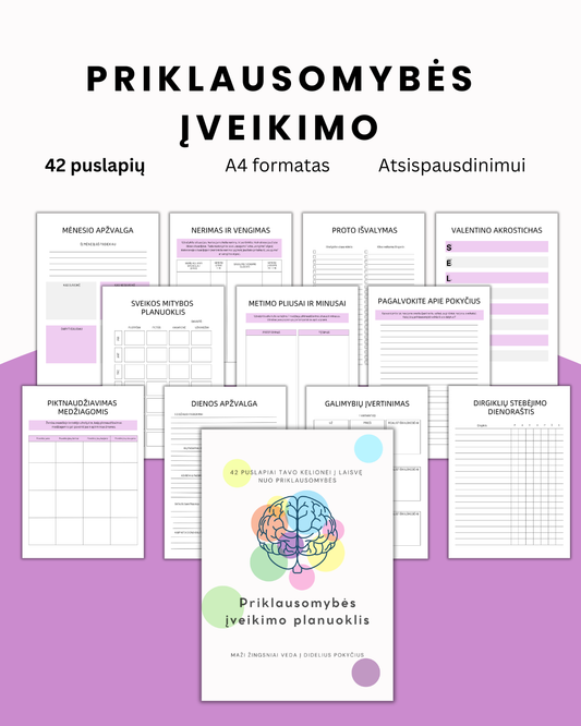 Priklausomybės įveikimo planuoklis